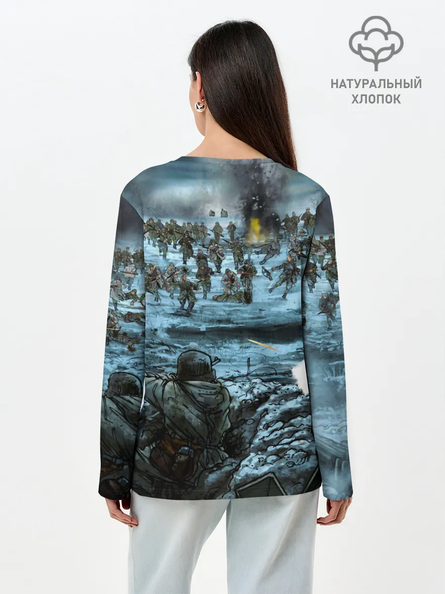 Лонгслив женский. Хлопок / Sabaton