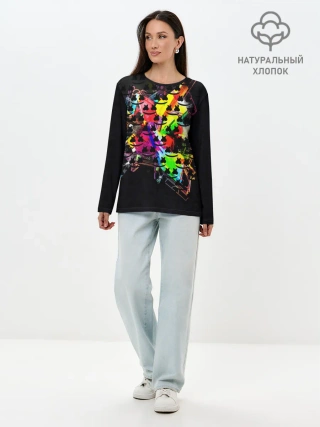 Лонгслив женский. Хлопок / MARSMELLO