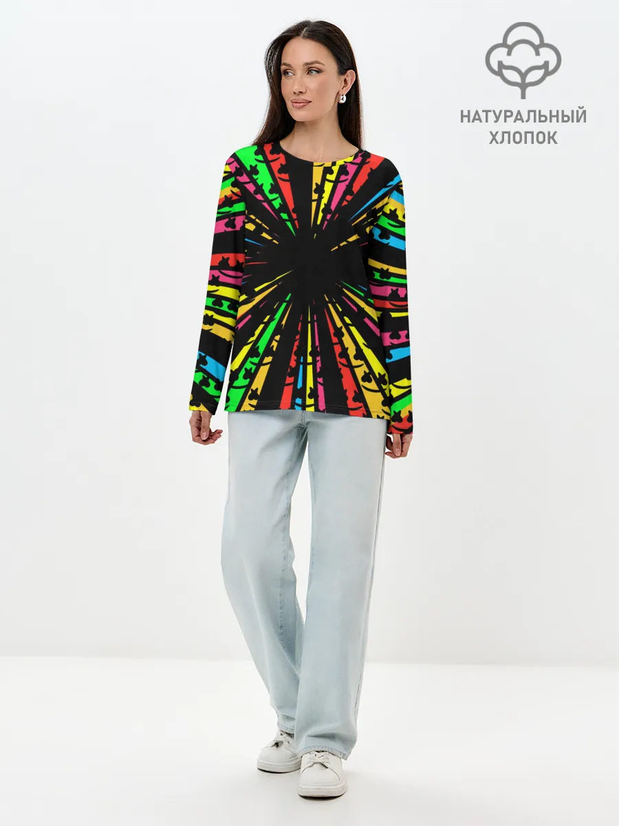 Лонгслив женский. Хлопок / MARSMELLO
