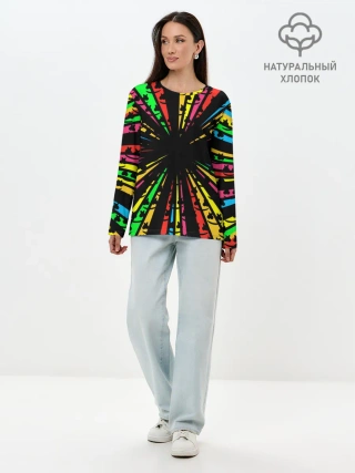 Лонгслив женский. Хлопок / MARSMELLO