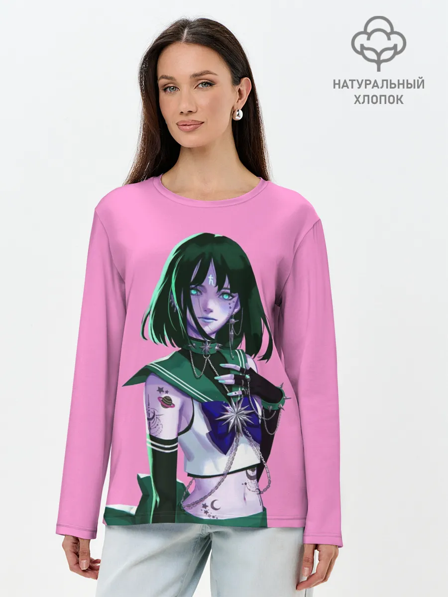 Лонгслив женский. Хлопок / SAILOR MOON