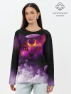 Лонгслив женский. Хлопок / КОСМОС КИСЫ