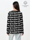 Лонгслив женский. Хлопок / PLAYBOY PATTERN | ПЛЕЙБОЙ ПАТТЕРН