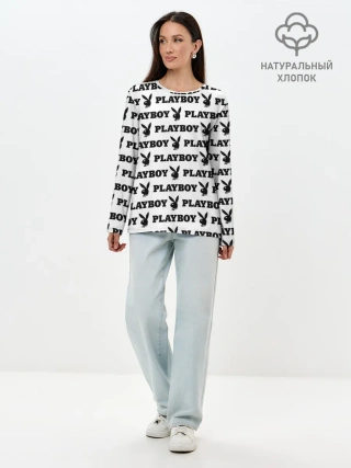 Лонгслив женский. Хлопок / PLAYBOY | ПЛЕЙБОЙ