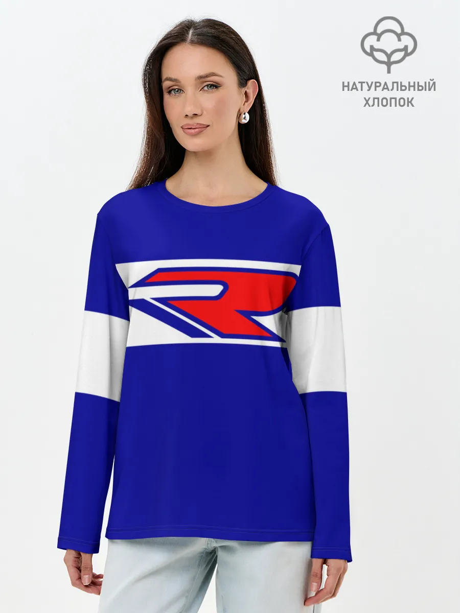 Лонгслив женский. Хлопок / SUZUKI MOTO SPROT | СУЗУКИ МОТО СПОРТ