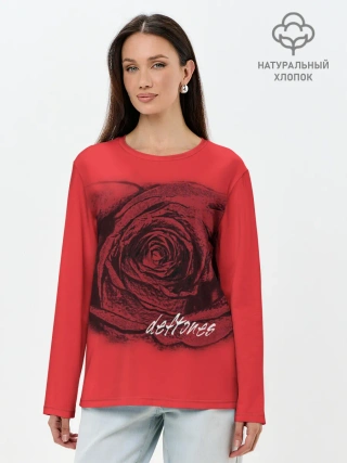 Лонгслив женский. Хлопок / Deftones