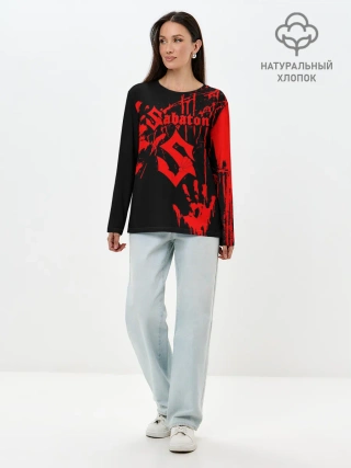 Лонгслив женский. Хлопок / Sabaton