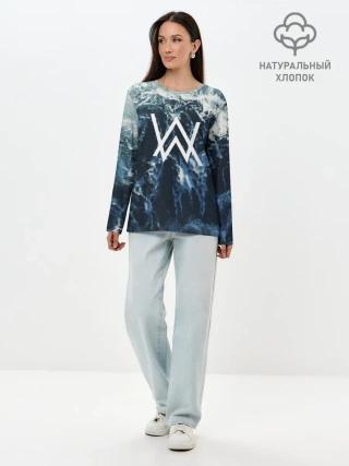 Лонгслив женский. Хлопок / Alan Walker