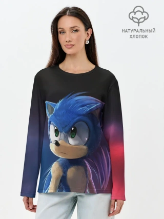Лонгслив женский. Хлопок / SONIC