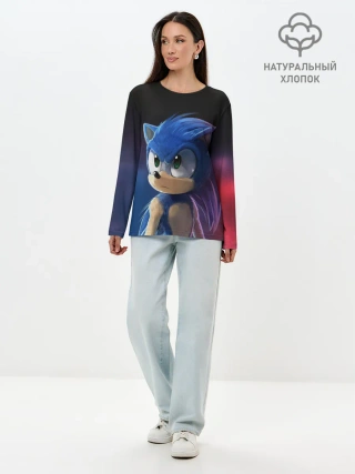 Лонгслив женский. Хлопок / SONIC