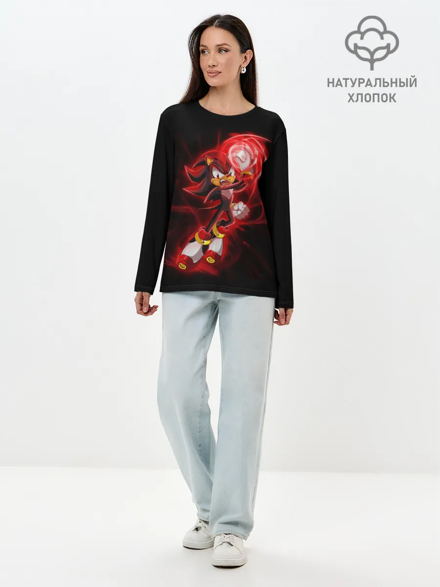 Лонгслив женский. Хлопок / SHADOW
