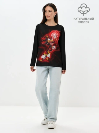 Лонгслив женский. Хлопок / SHADOW