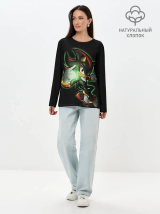 Лонгслив женский. Хлопок / SHADOW