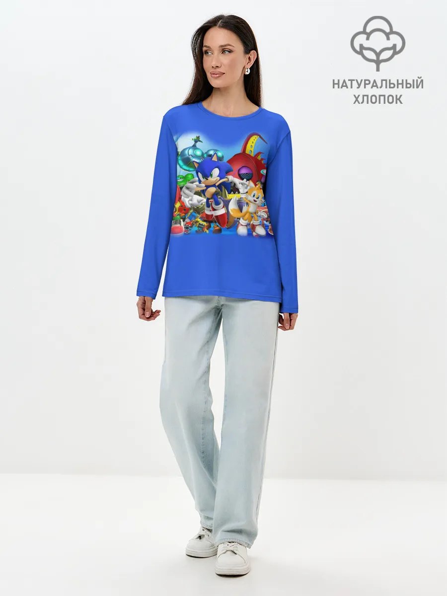 Лонгслив женский. Хлопок / SONIC