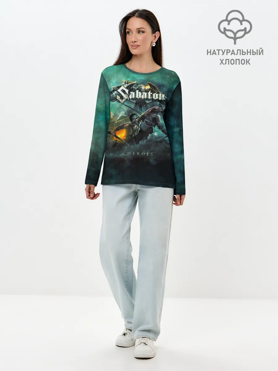 Лонгслив женский. Хлопок / Sabaton