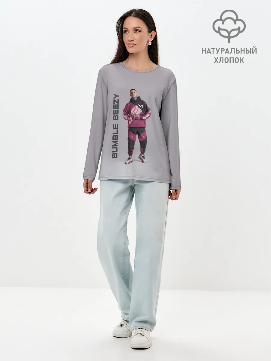 Лонгслив женский. Хлопок / Bumble Beezy