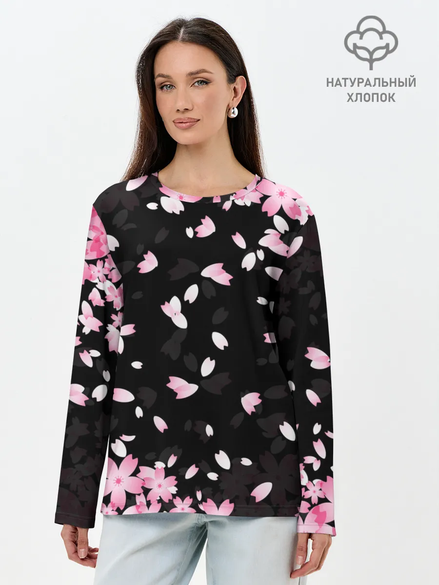 Лонгслив женский. Хлопок / САКУРА | SAKURA