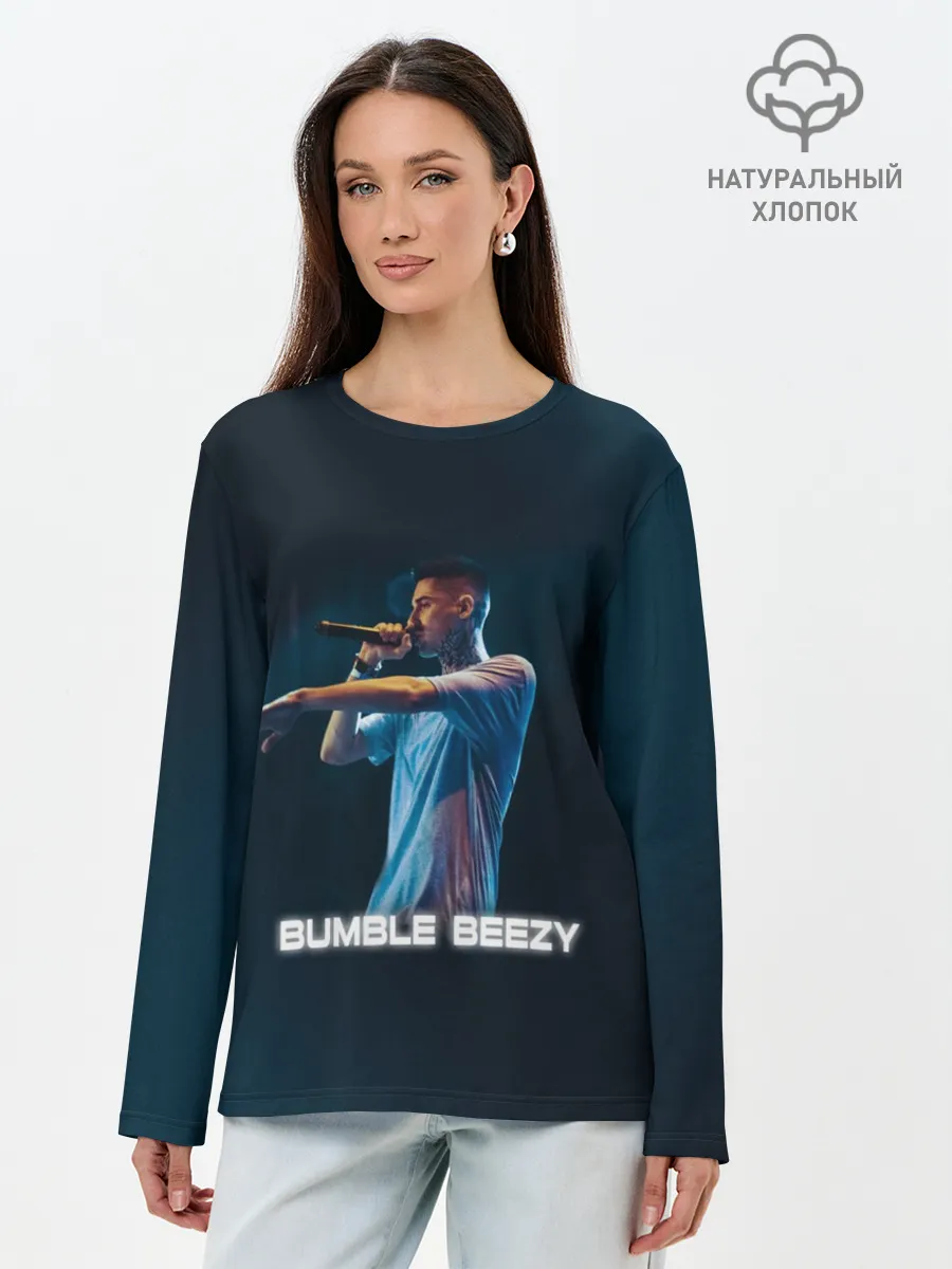 Лонгслив женский. Хлопок / BUMBLE BEEZY