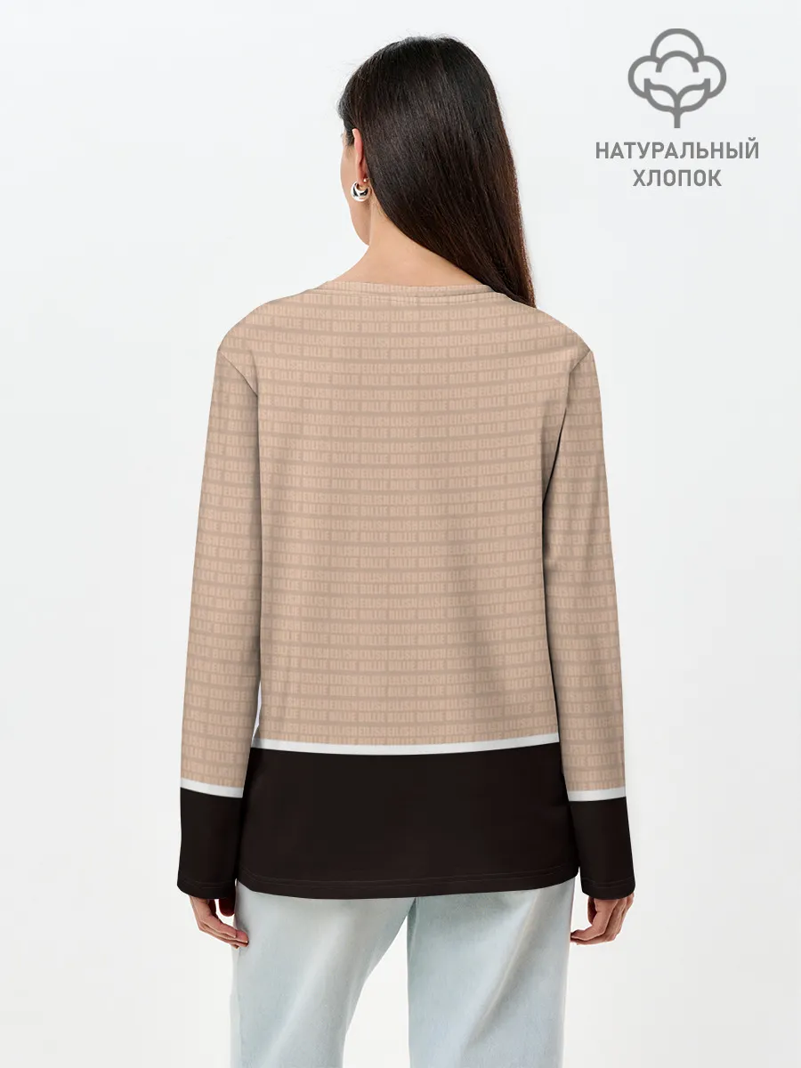 Лонгслив женский. Хлопок / Billie Eilish