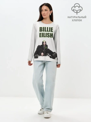 Лонгслив женский. Хлопок / Billie Eilish