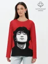 Лонгслив женский. Хлопок / Виктор Цой