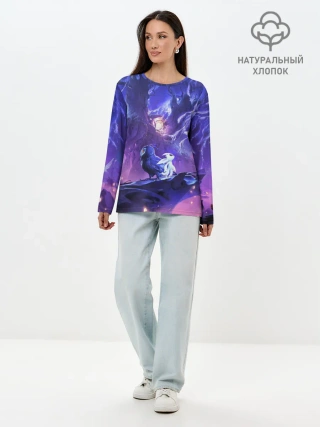 Лонгслив женский. Хлопок / Ori and the Will of the Wisps