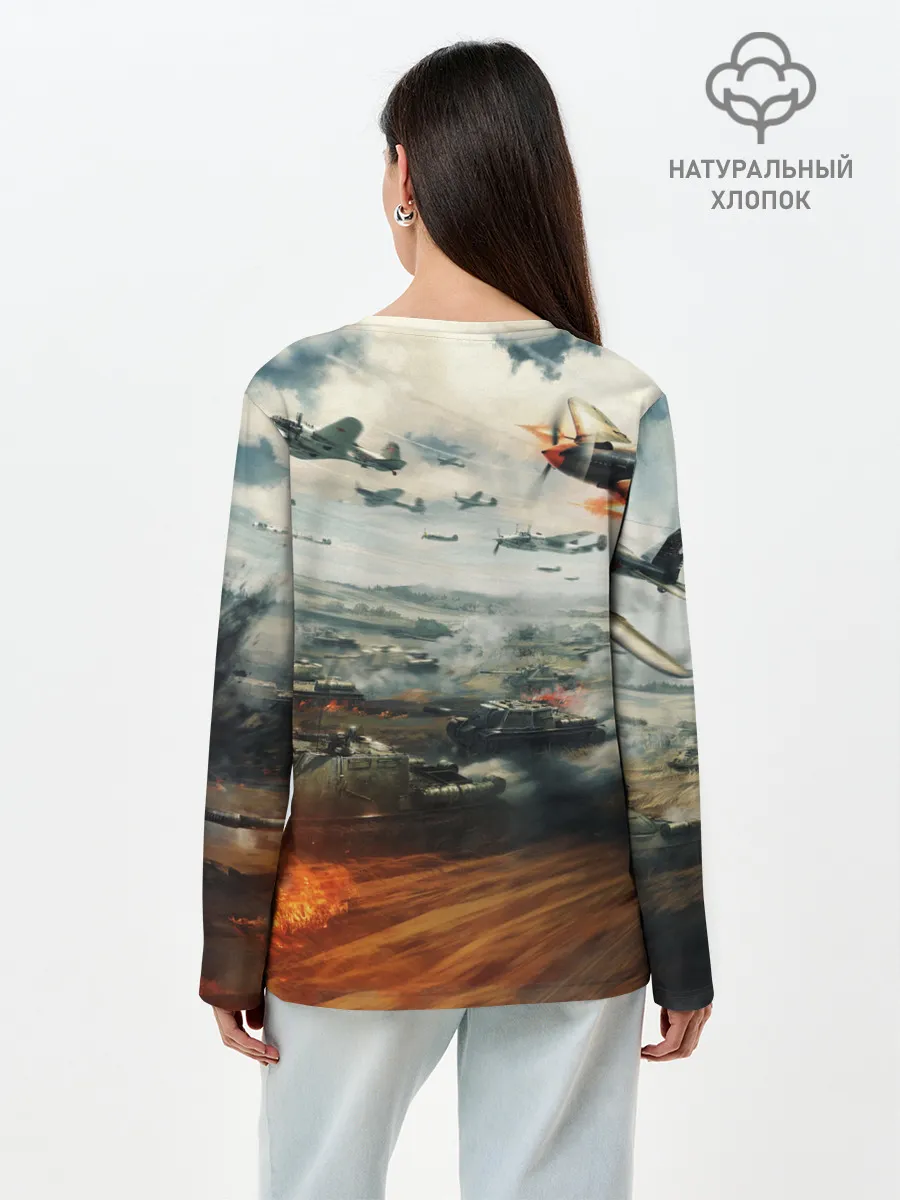 Лонгслив женский. Хлопок / Sabaton