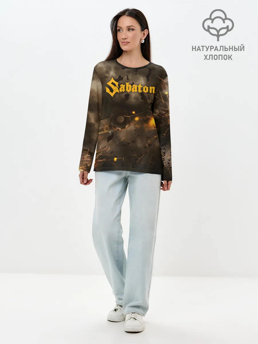 Лонгслив женский. Хлопок / Sabaton