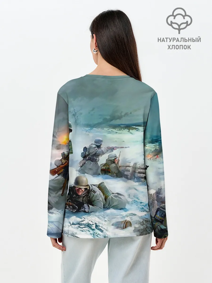 Лонгслив женский. Хлопок / Sabaton