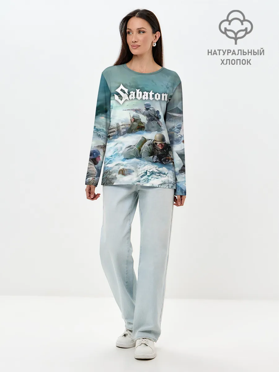 Лонгслив женский. Хлопок / Sabaton