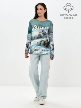 Лонгслив женский. Хлопок / Sabaton