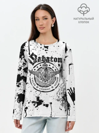 Лонгслив женский. Хлопок / Sabaton