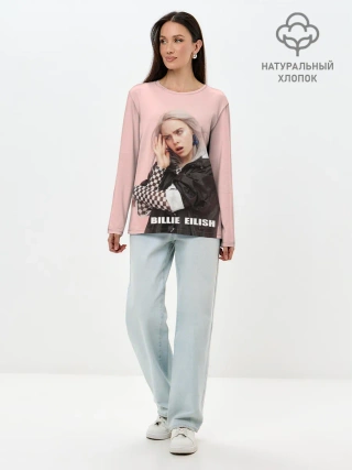 Лонгслив женский. Хлопок / Billie Eilish