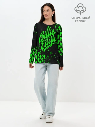 Лонгслив женский. Хлопок / Billie Eilish