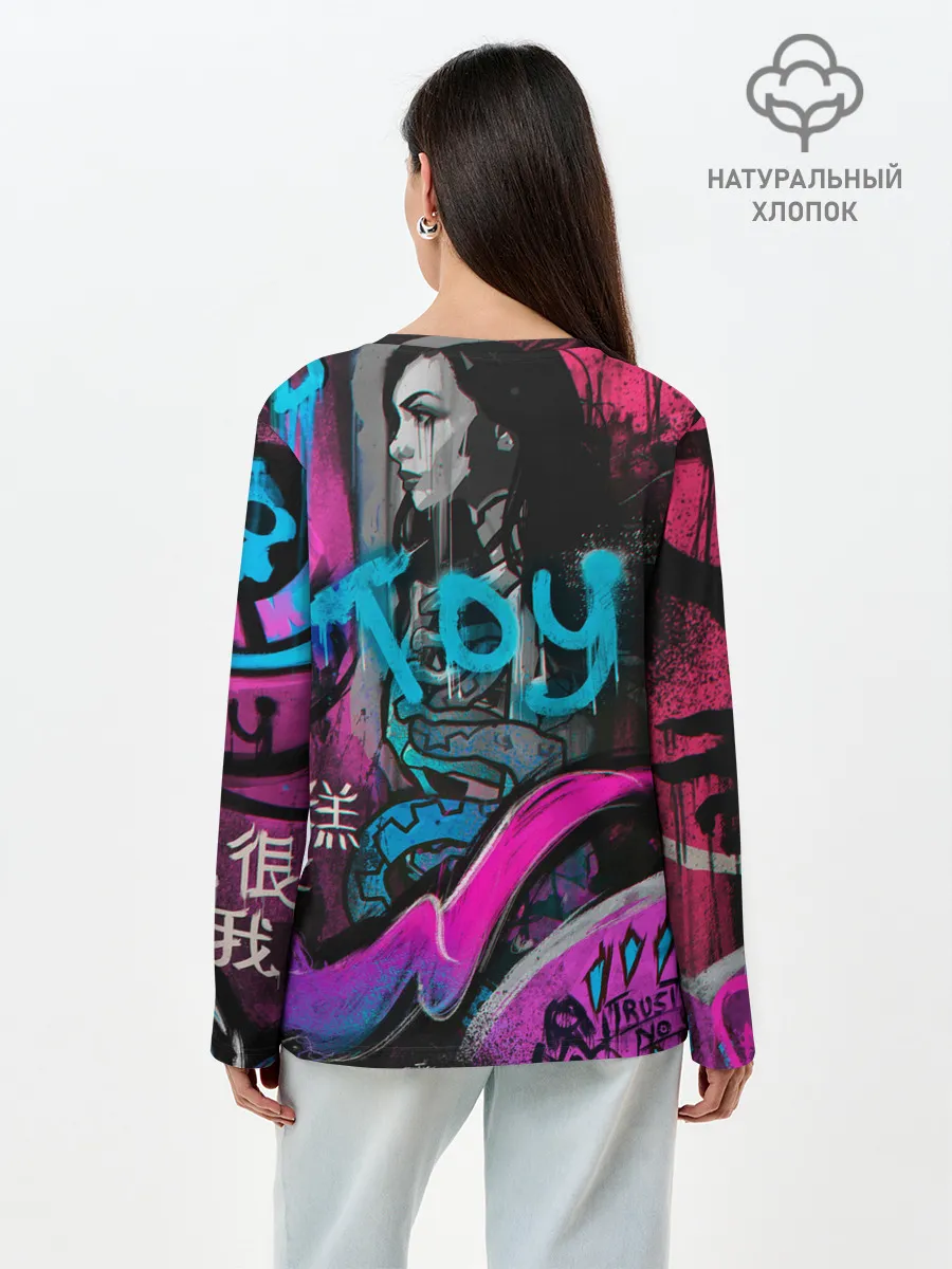 Лонгслив женский. Хлопок / CS GO - Fever Dream