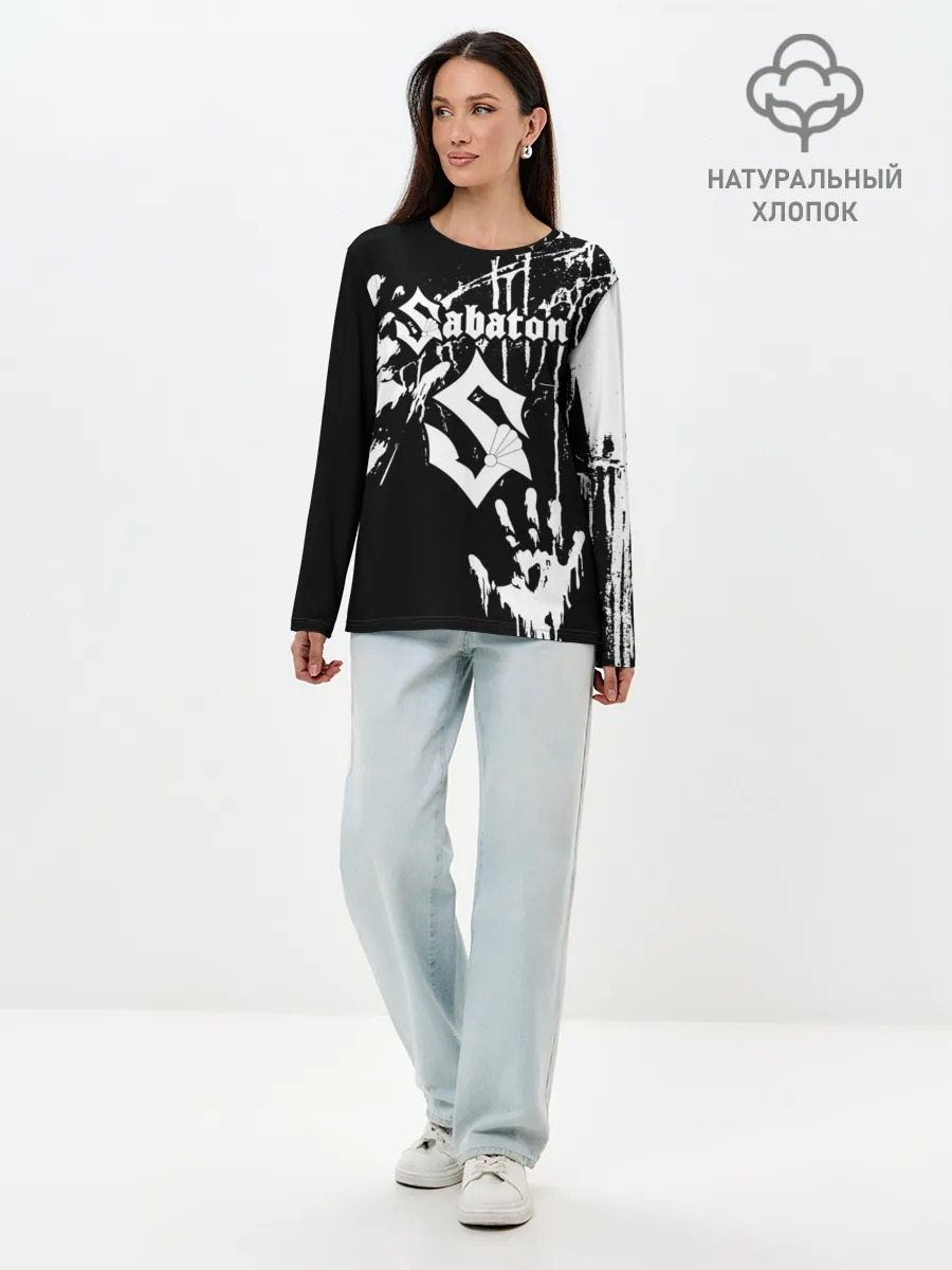 Лонгслив женский. Хлопок / Sabaton