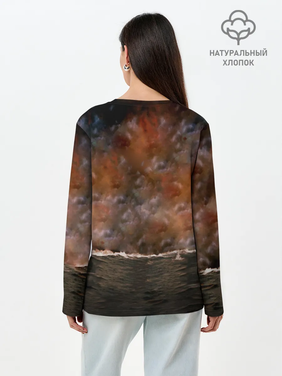 Лонгслив женский. Хлопок / Sabaton