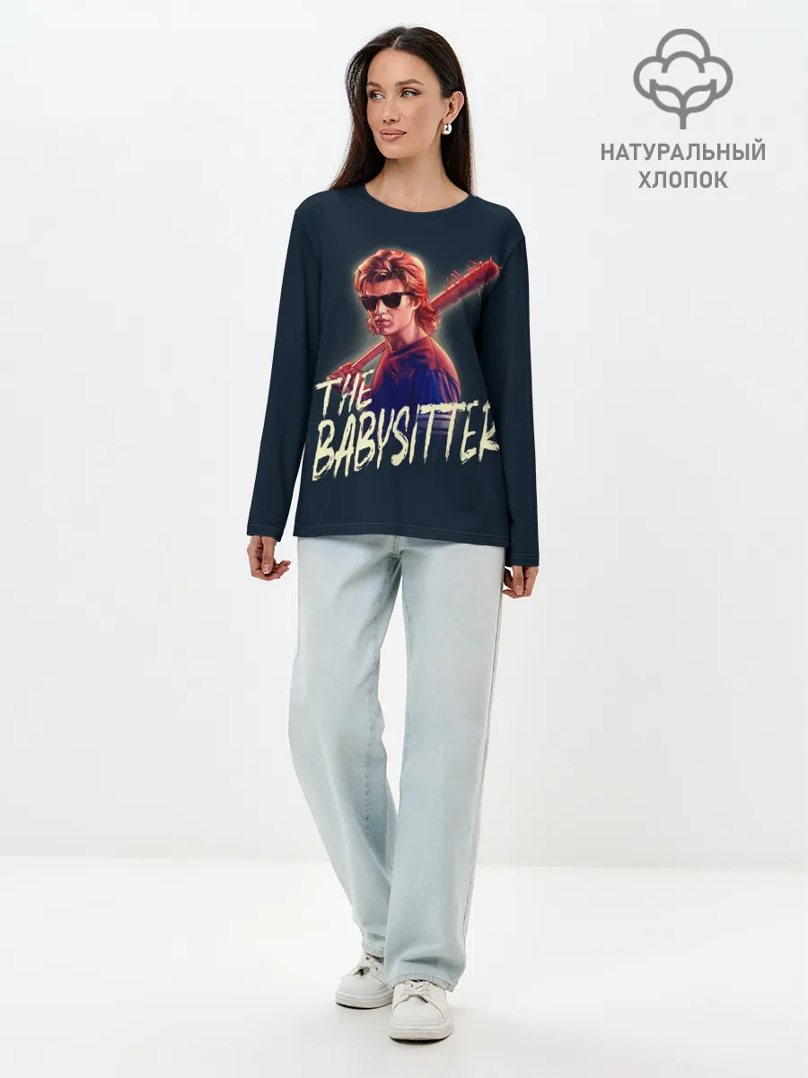 Лонгслив женский. Хлопок / Стив