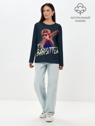 Лонгслив женский. Хлопок / Стив