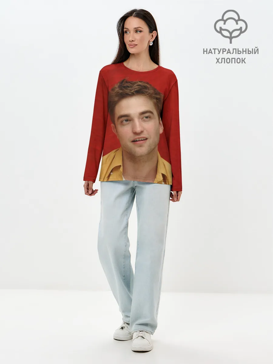 Лонгслив женский. Хлопок / ROBERT PATTINSON