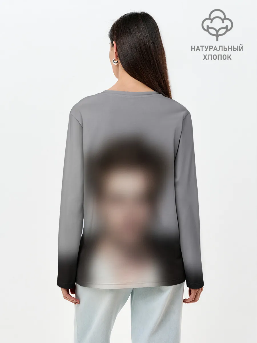 Лонгслив женский. Хлопок / РОБЕРТ ПАТТИНСОН