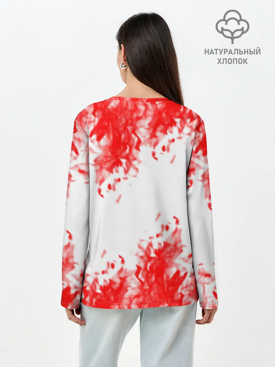 Лонгслив женский. Хлопок / Juice WRLD.