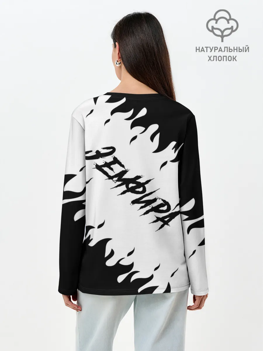 Лонгслив женский. Хлопок / Zемфира