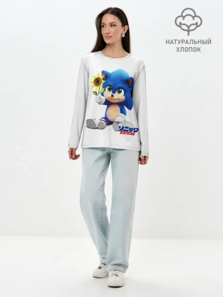 Лонгслив женский. Хлопок / SONIC