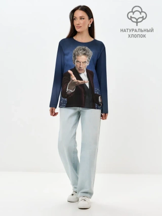 Лонгслив женский. Хлопок / LISTEN