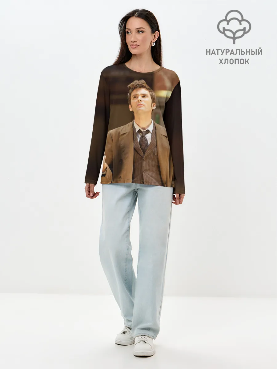 Лонгслив женский. Хлопок / 10 ДОКТОР