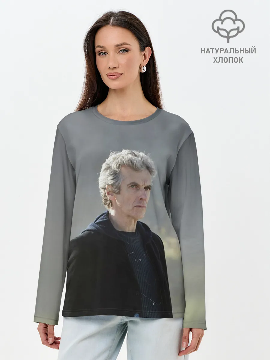 Лонгслив женский. Хлопок / ДОКТОР КТО