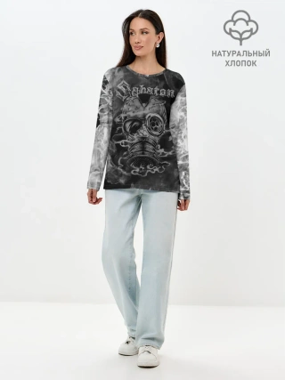 Лонгслив женский. Хлопок / SABATON