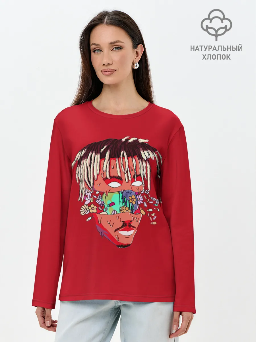 Лонгслив женский. Хлопок / Juice WRLD.