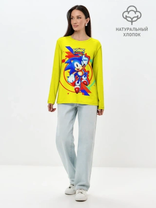 Лонгслив женский. Хлопок / SONIC